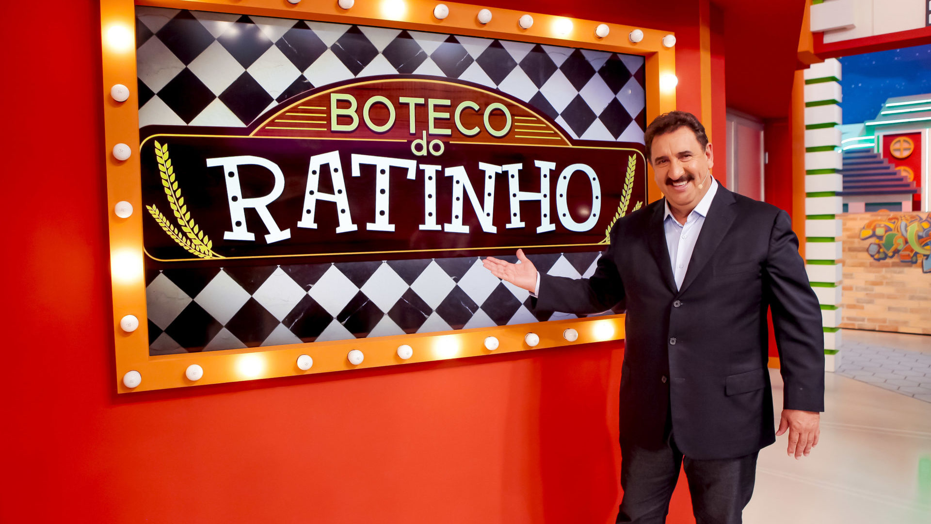Ratinho em seu Boteco do Ratinho (Lourival Ribeiro / SBT)