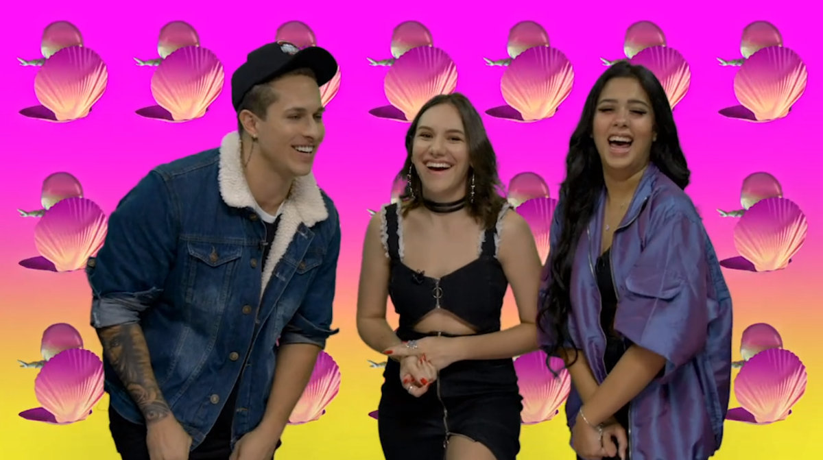 Cinthia Cruz e Biel Romano no Blá Blá MTV Hits