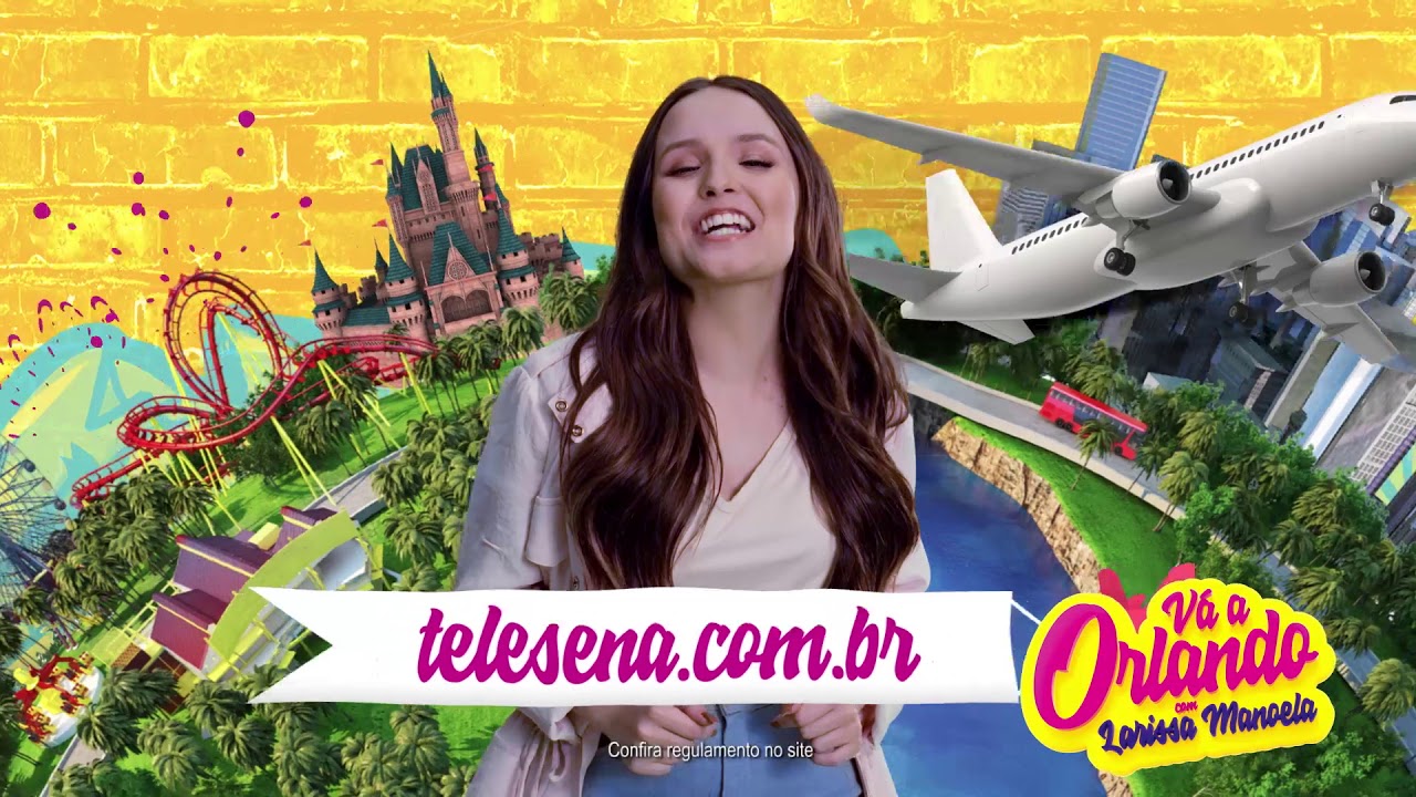 Larissa Manoela é garota propaganda da TeleSena (Reprodução)