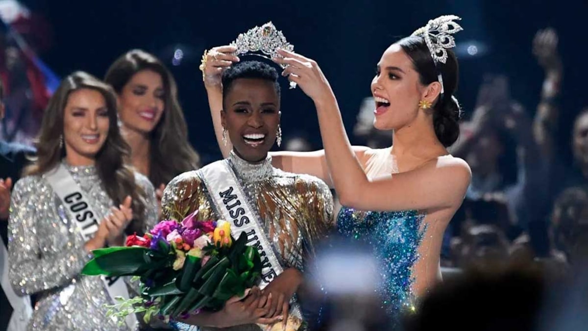 Zozibini Tunzi, Miss África do Sul que venceu o Miss Universo 2019: TNT foi líder de Ibope (Divulgação)