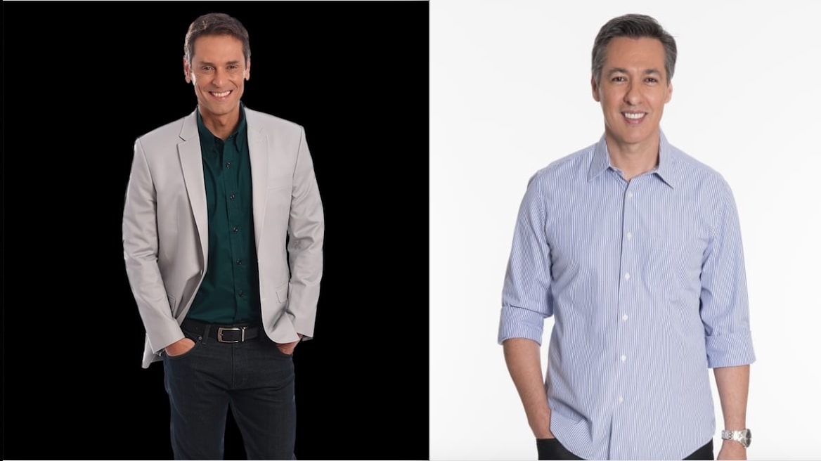 Eduardo Elias e Nivaldo Prieto transmitiram o Prêmio Brasileirão 2019 nos Fox Sports (Divulgação)