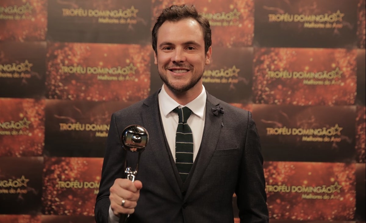Sérgio Guizé no Prêmio Melhores do Ano, da Globo (Reprodução/Globo)