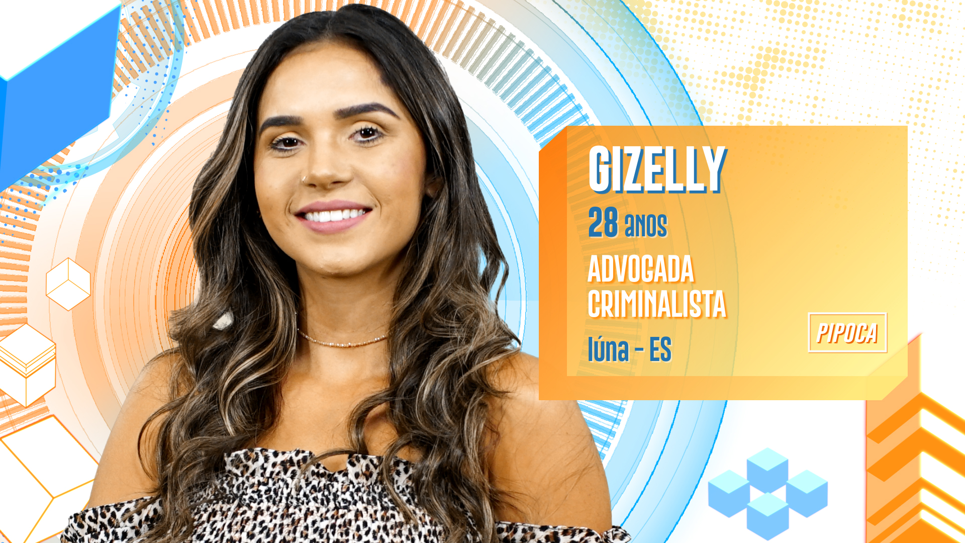 A capixaba Gizelly no BBB20 (Divulgação / Globo)