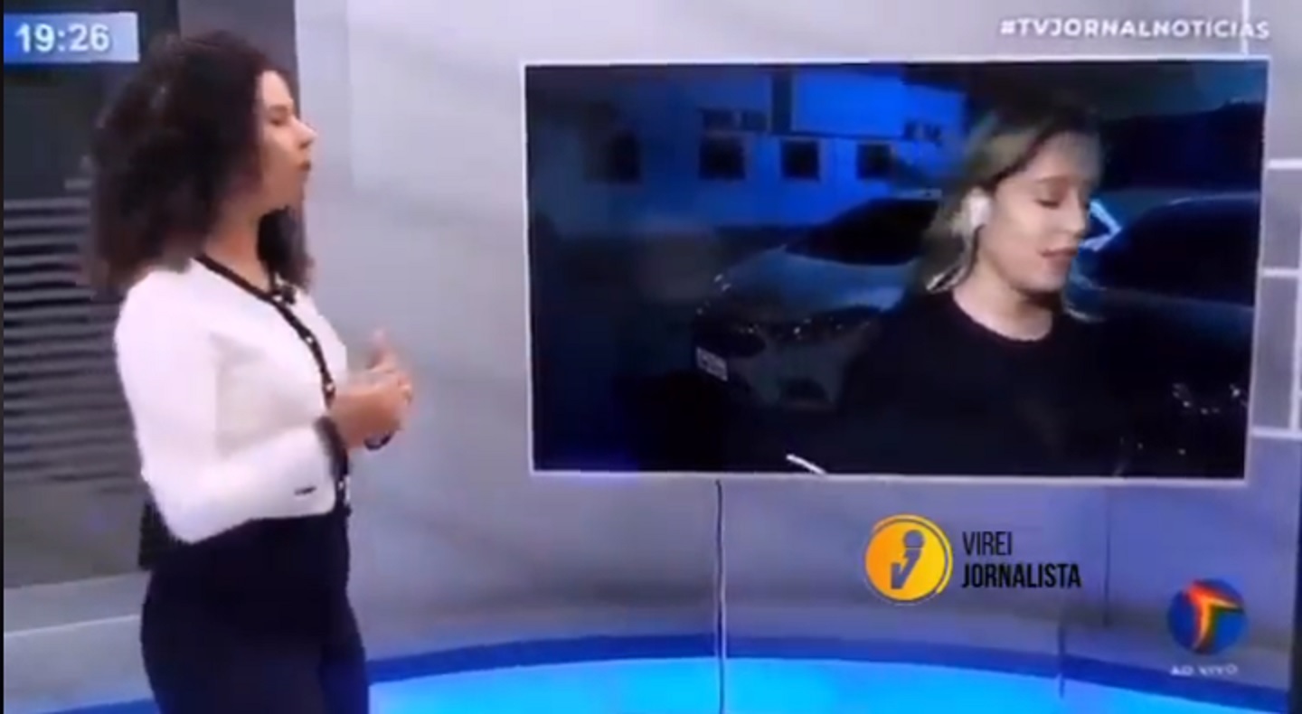 Rebeca Nunes, da TV Jornal Interior (SBT), abandona link