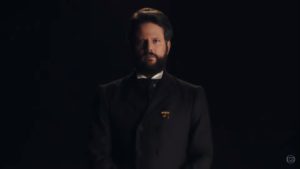 Selton Mello como Dom Pedro II de Nos Tempos do Imperador