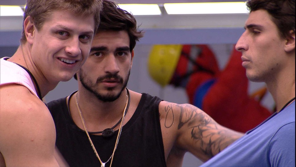 Lucas, Guilherme e Felipe BBB20 (Reprodução/TVGlobo)
