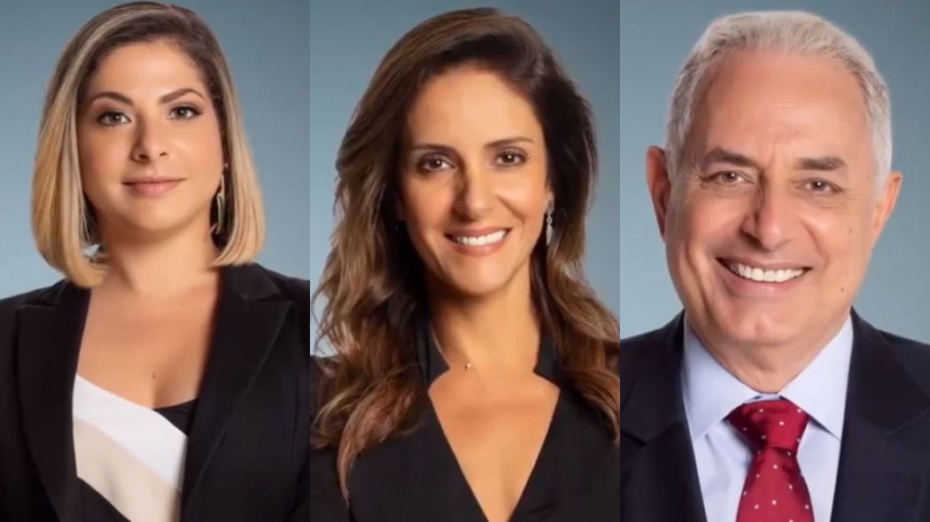 Daniela Lima, Monalisa Perrone e William Waack, contratados da CNN Brasil