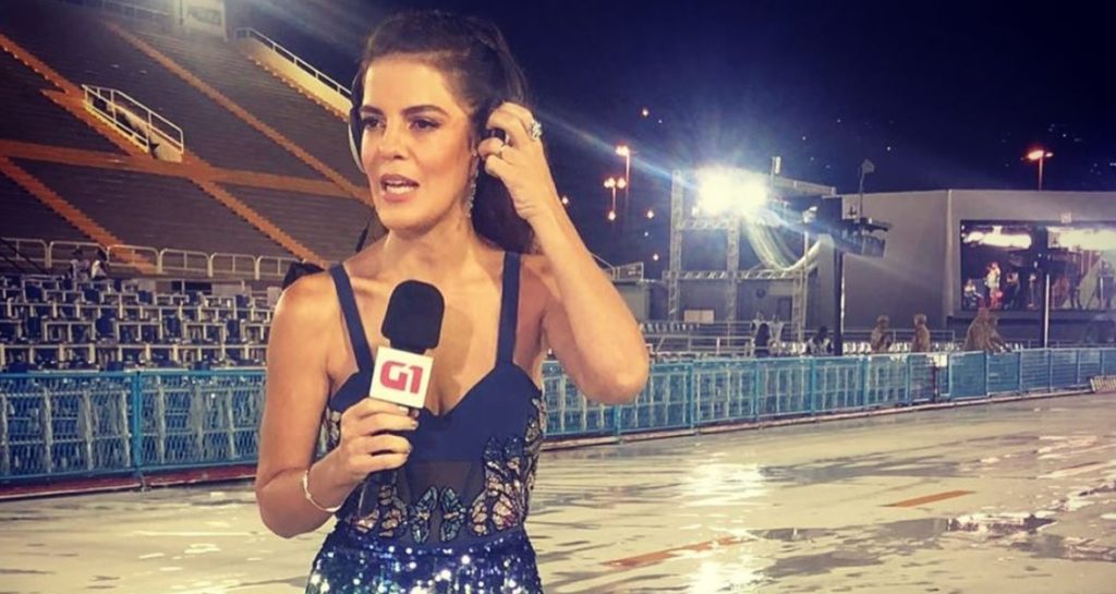 Mariana Gross, jornalista da TV Globo no Rio de Janeiro