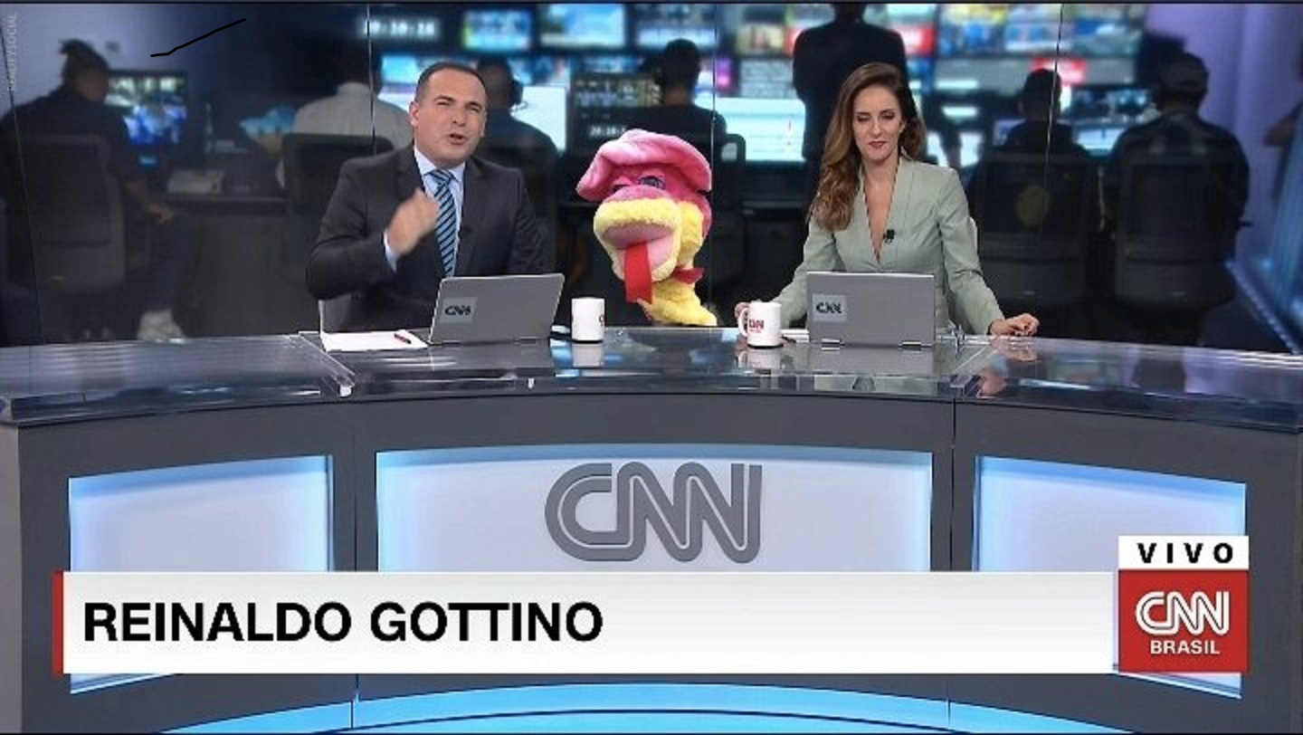 Reinaldo Gottino vira meme em estreia da CNN Brasil