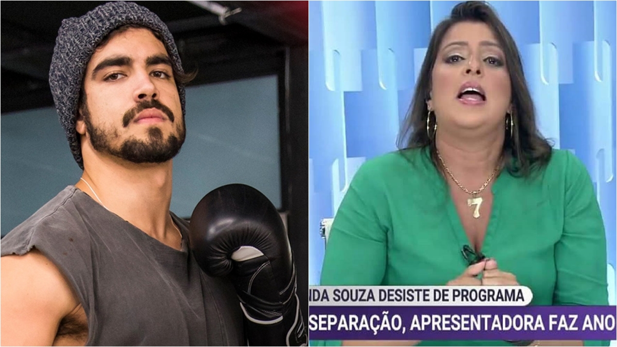 Caio Castro nega noticia veiculada por Fábia Oliveira no Fofocalizando (Reprodução: SBT)