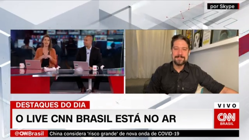 Elisa Veeck, Diego Sarza e Phelipe Siani, da CNN Brasil