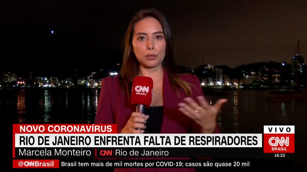 Marcela Monteiro estreia na CNN Brasil (Reprodução: CNN Brasil)