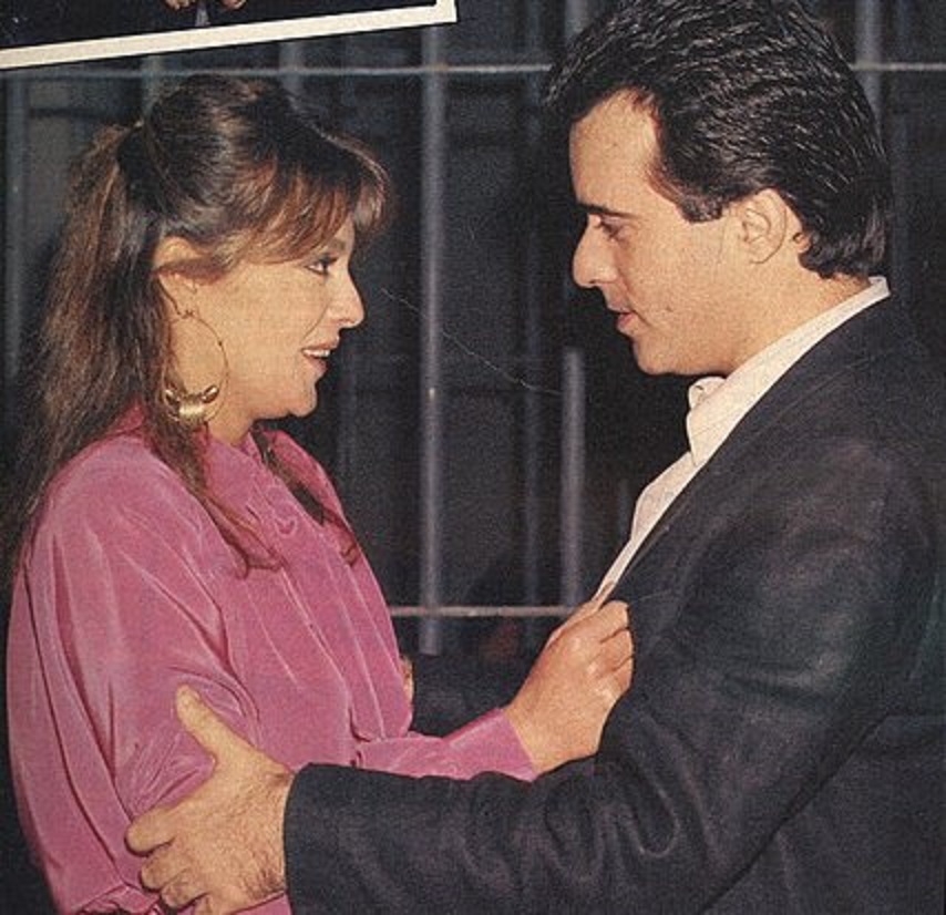 Laura (Maria Zilda Bethlem) e Cristiano (Tony Ramos) em Selva de Pedra