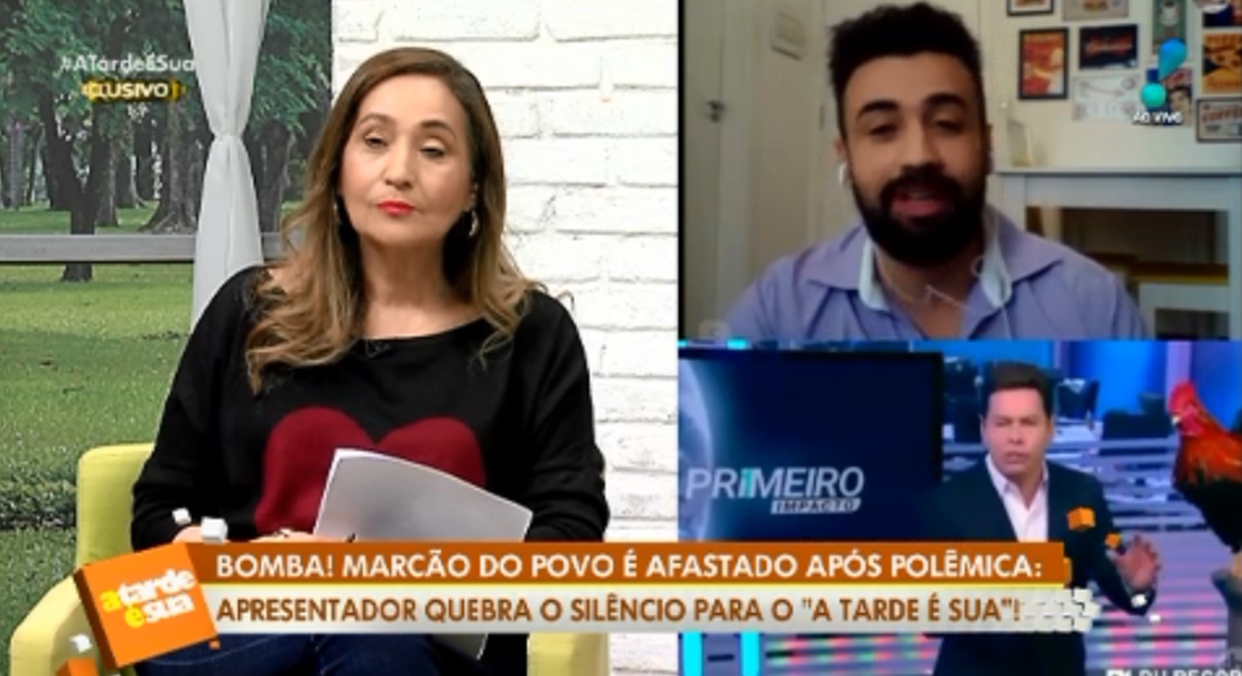 Marcão do Povo fala ao programa A Tarde É Sua (Reprodução: RedeTV!)
