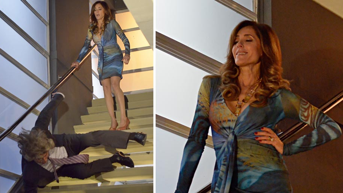 Tereza Cristina derruba mafioso da escada