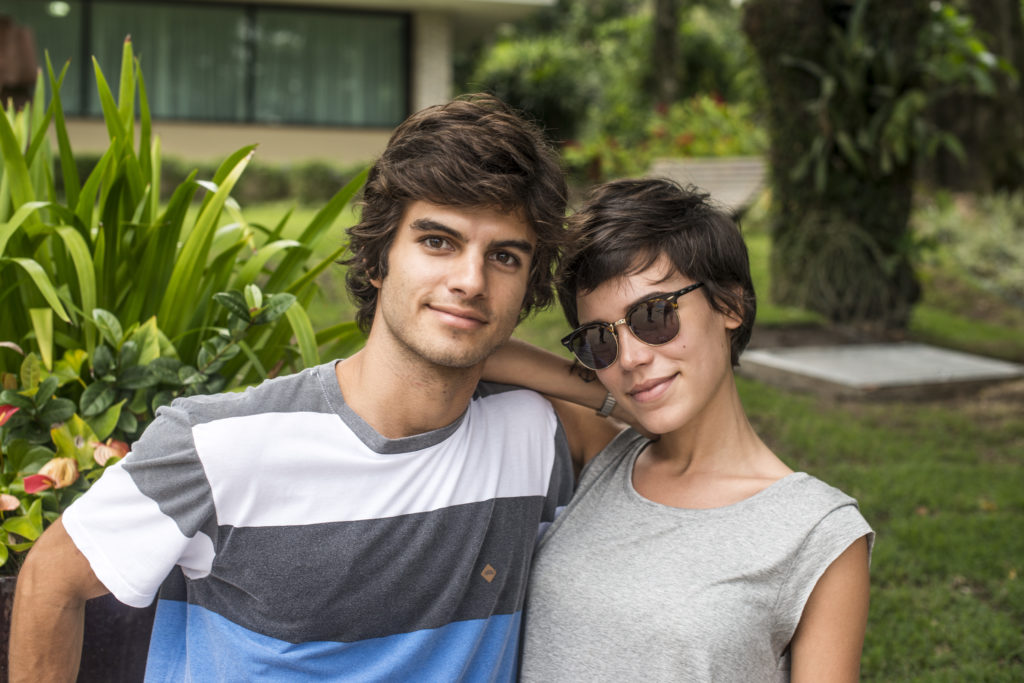 Fabinho (Daniel Blanco) e Leila (Carla Salle)
