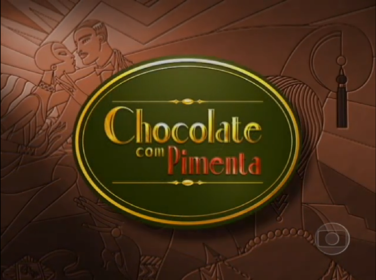 Logotipo da novela Chocolate com Pimenta