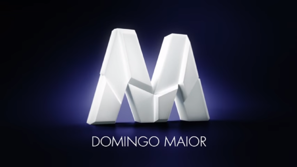 Logotipo da sessão de filmes Domingo Maior, da TV Globo