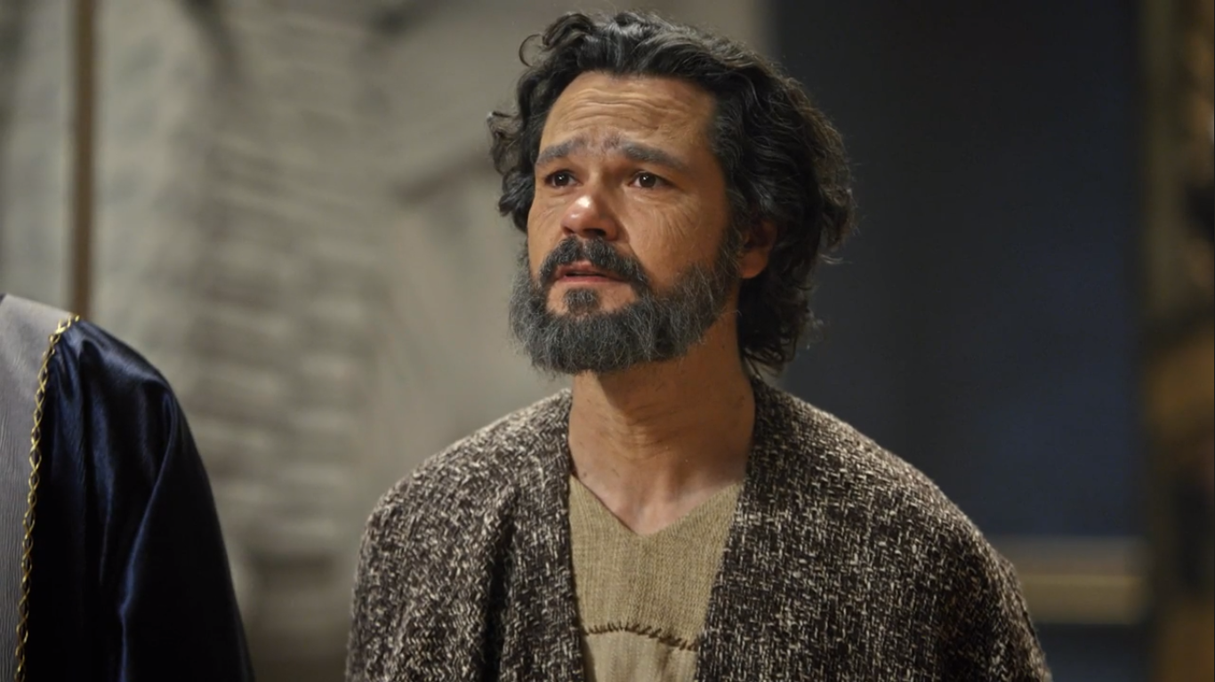 Gabriel Gracindo como Daniel em O Rico e Lázaro (Reprodução / PlayPlus)