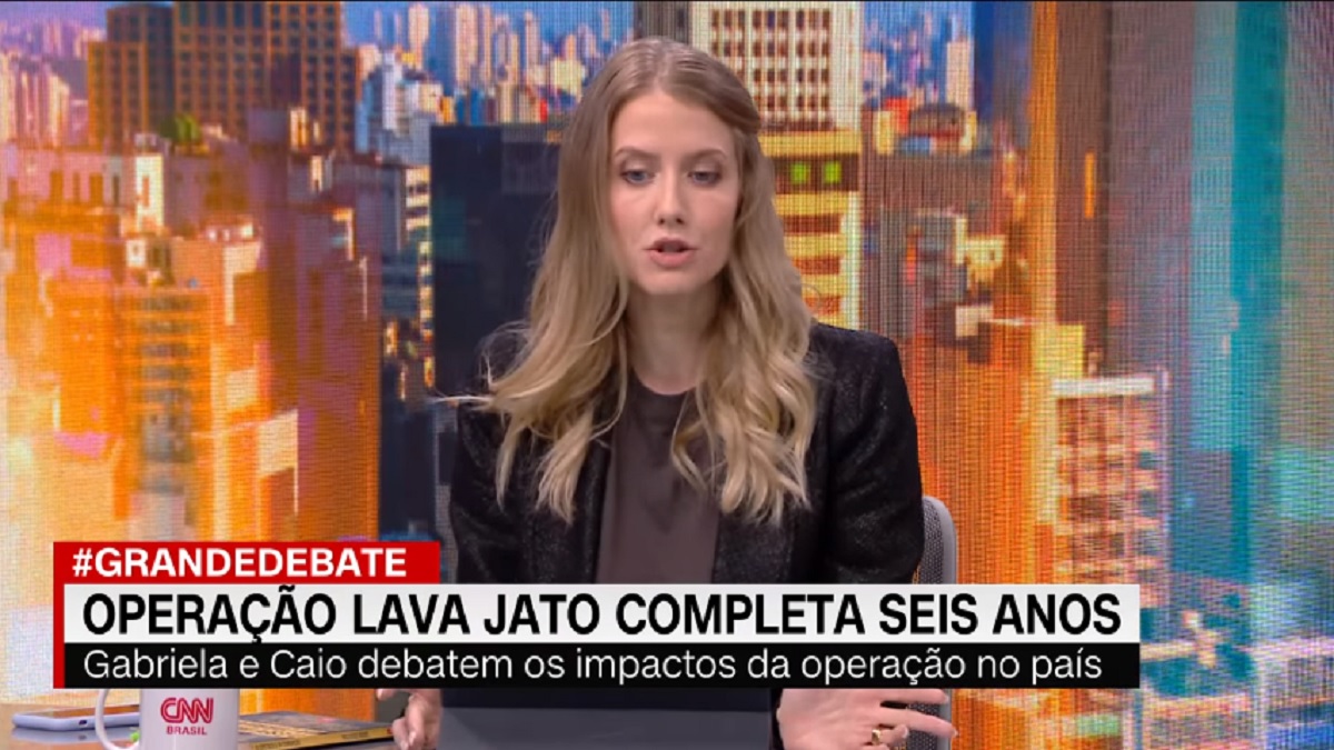 Gabriela Prioli, em O Grande Debate, na CNN Brasil