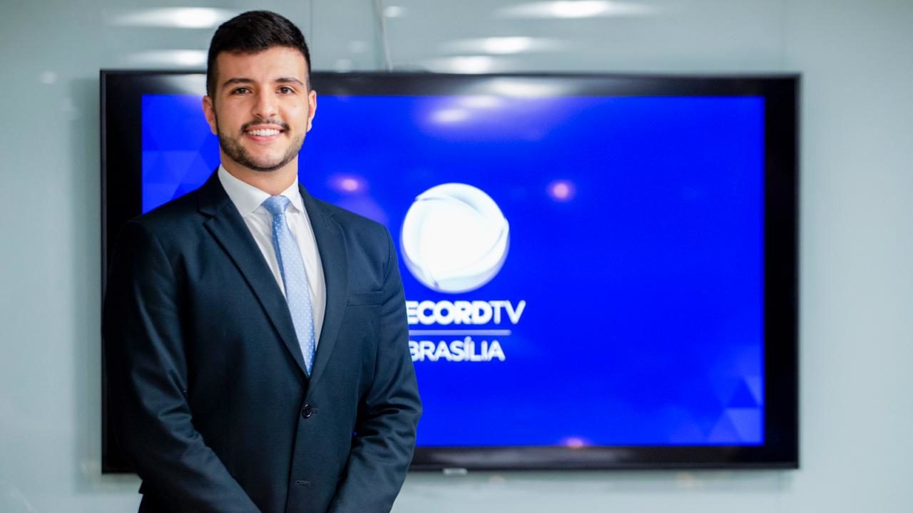 Matheus Ribeiro na Record TV (Divulgação / Record TV)