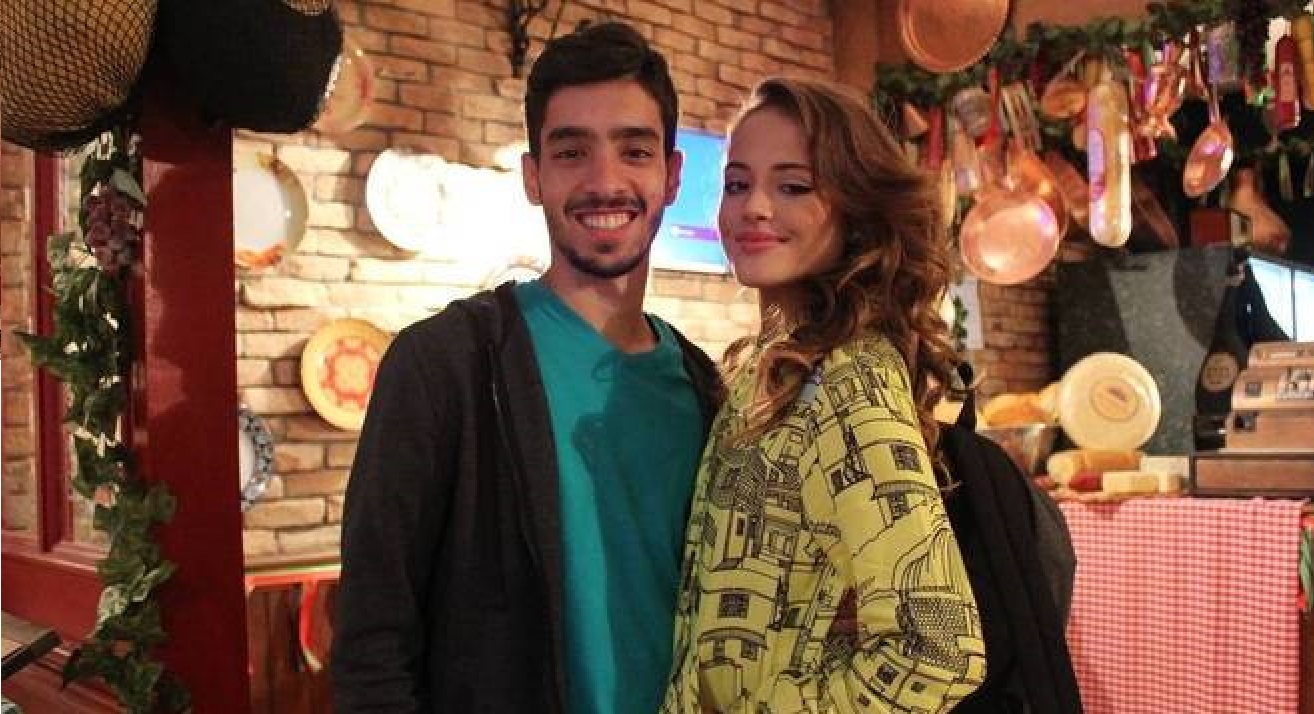 Matheus Costa e Brenda Sabryna como Peppe e Rosa Flor em Amor Sem Igual (Divulgação / Record TV)