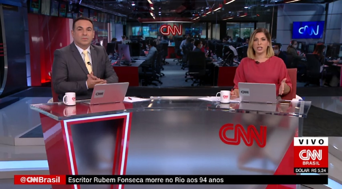 Reinaldo Gottino e Daniela Lima, no CNN 360º, da CNN Brasil