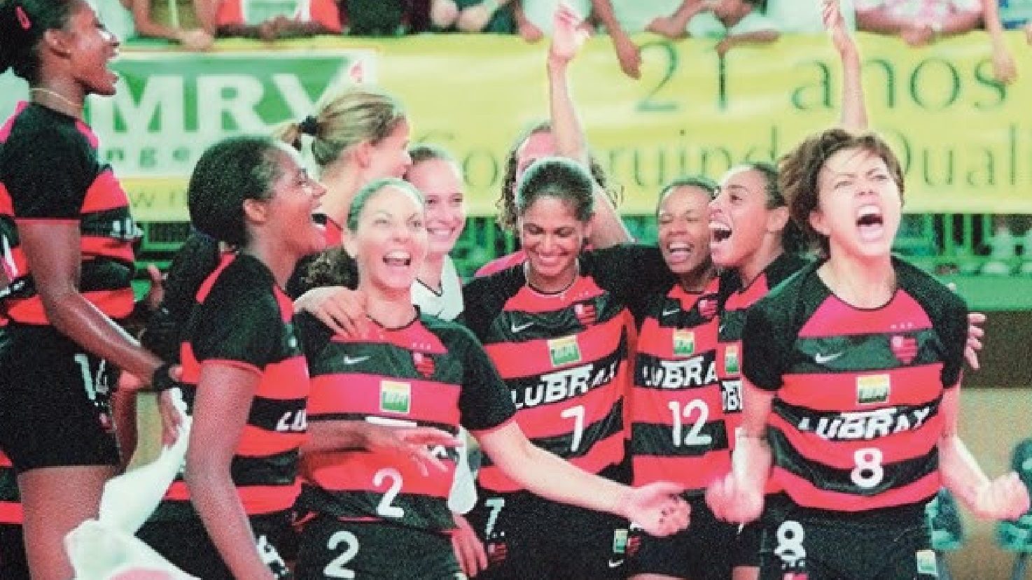 Equipe do Flamengo na Superliga Feminina de Vôlei (Divulgação)