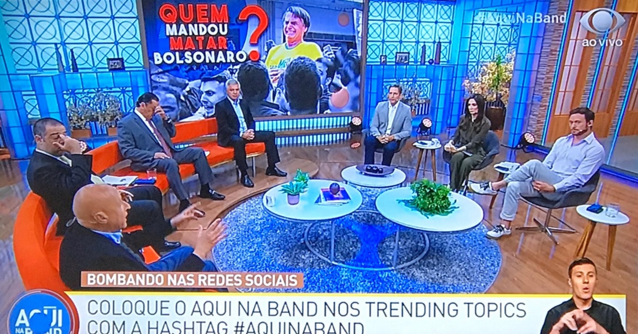 Aqui na Band fala sobre Bolsonaro
