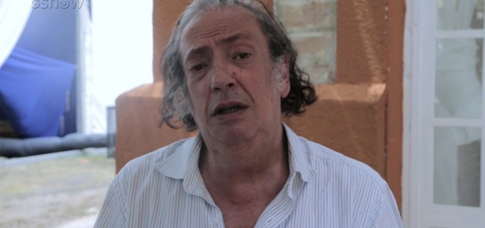 Marcos Oliveira, o Beiçola em vídeo à Globo em 2018