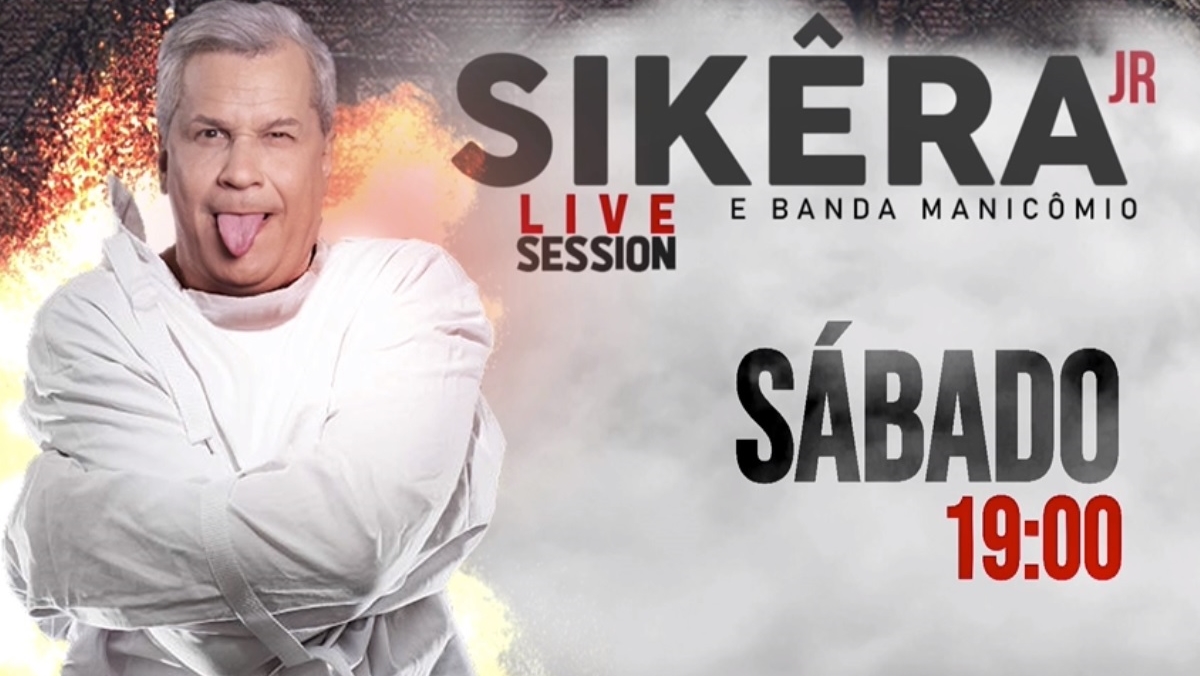 Sikêra Jr. apresenta live neste sábado (30) na RedeTV! (Divulgação)
