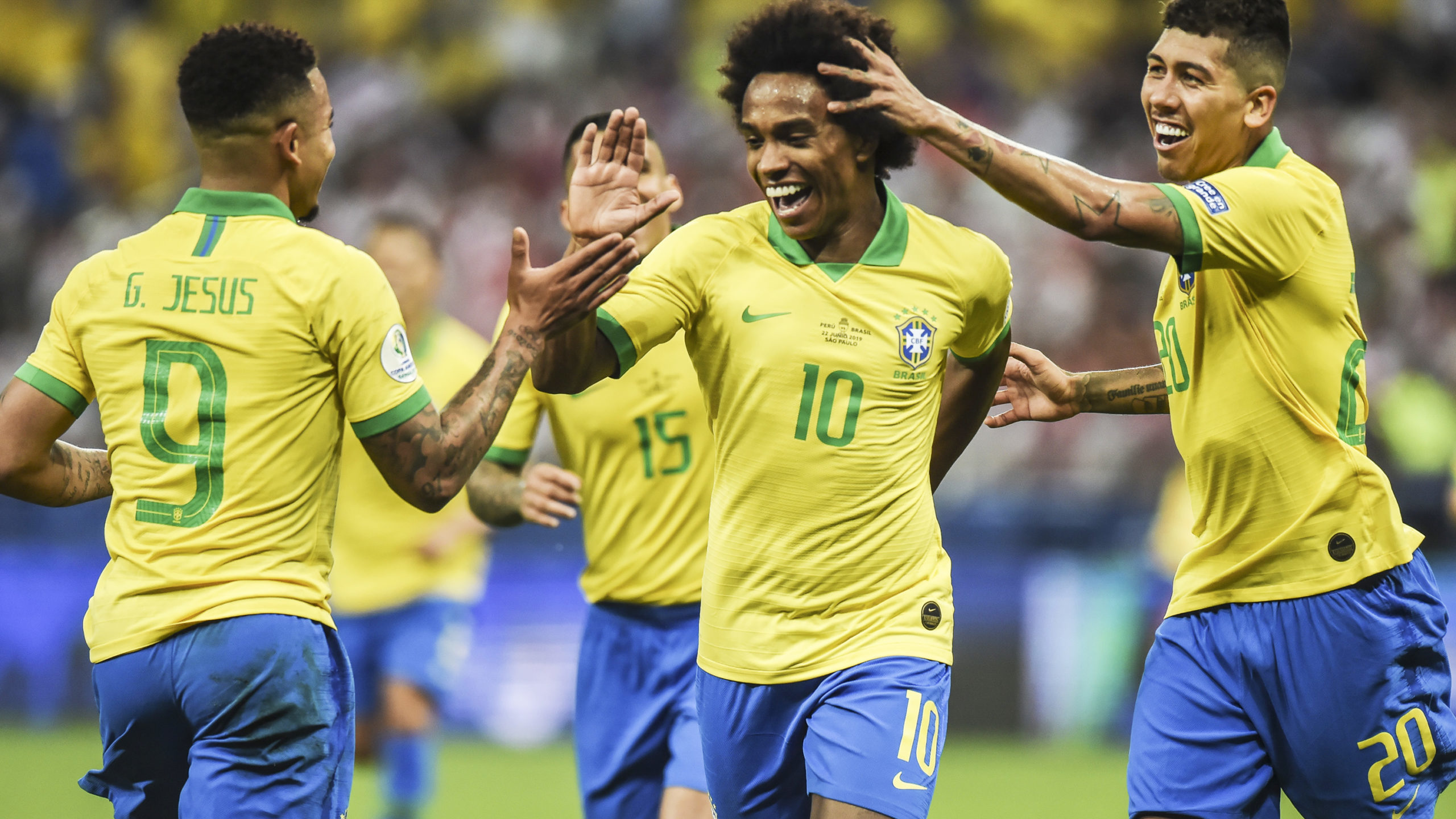 Seleção do Brasil em campo na Copa América 2019 (Heitor Feitosa)
