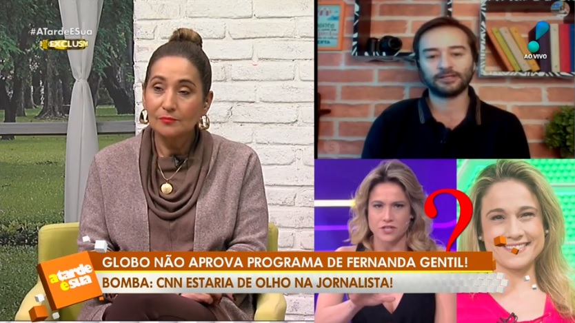 Sonia Abrão e equipe dizem que Fernanda Gentil pode ir para a CNN Brasil 