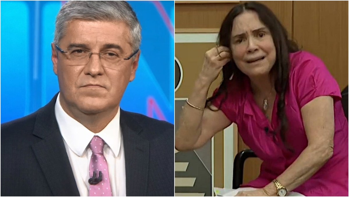 Flávio Fachel e Regina Duarte (Reprodução: TV Globo)
