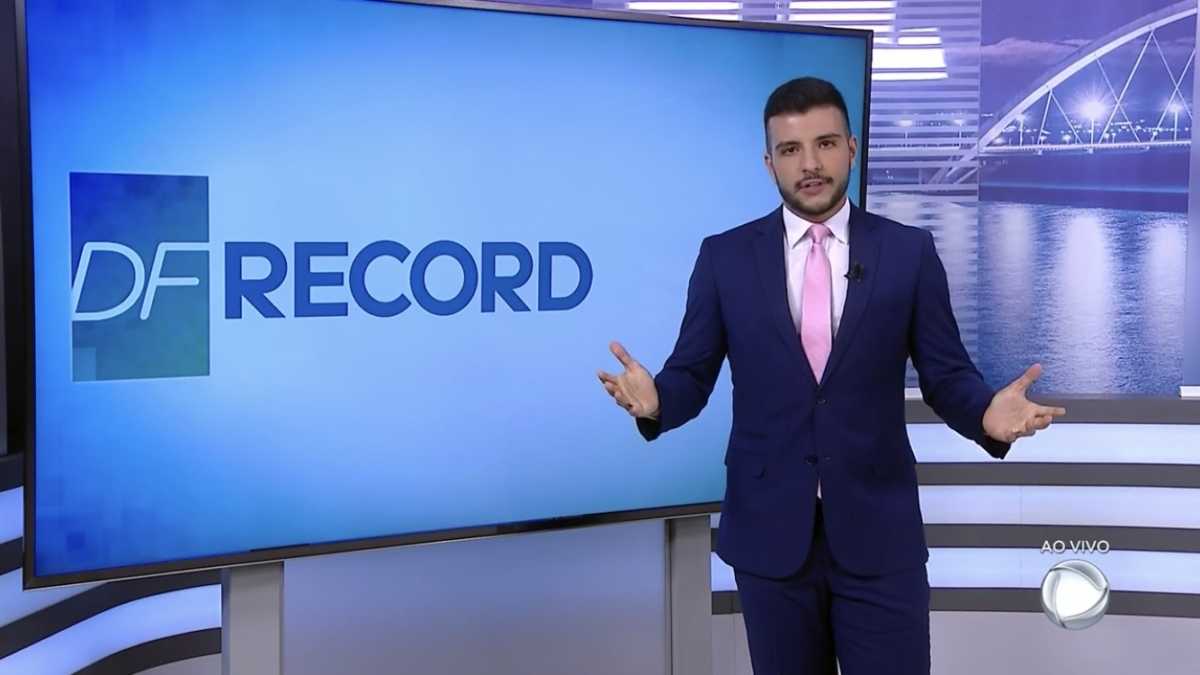 Matheus Ribeiro no DF Record (Divulgação / Record TV)