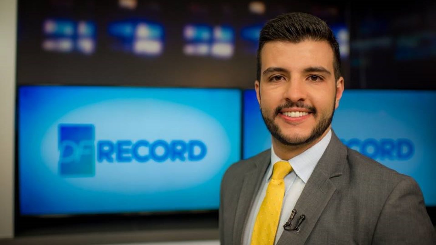 Matheus Ribeiro no DF Record (Divulgação / Record TV)