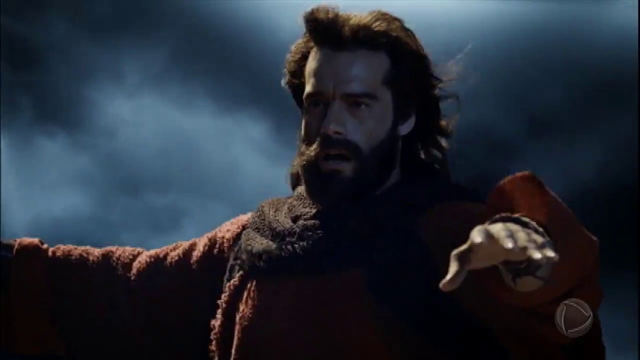 Guilherme Winter interpretou Moisés em Os Dez Mandamentos (Reprodução: Record TV)