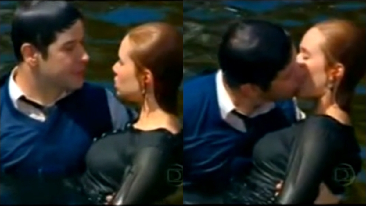 Ana Francisca e Danilo se beijam (Reprodução: TV Globo)