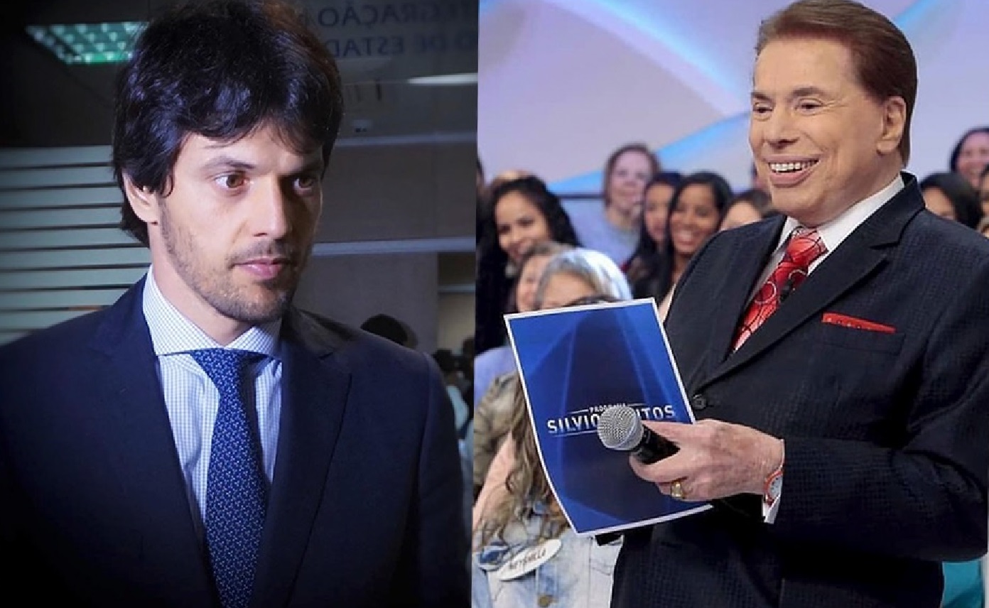 O deputador Fábio Faria (à esquerda) é genro de Silvio Santos (à direita) (Divulgação)