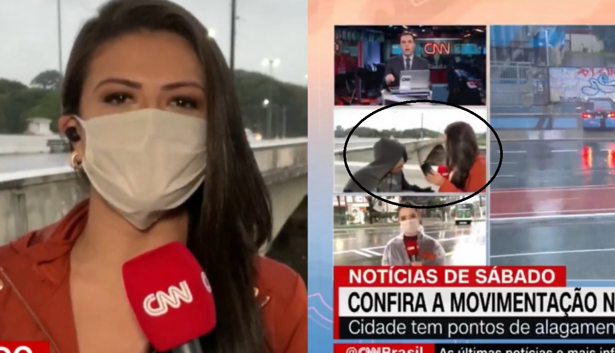 Bruna Macedo, repórter da CNN Brasil, foi assaltada na rua