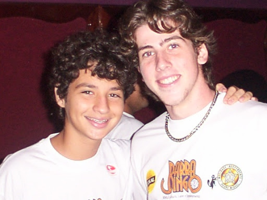 César Cardadeiro e Pedro Nercessian nos tempos de Malhação 2005