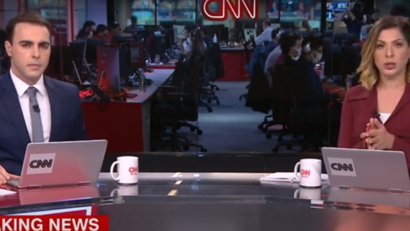 Rafael Colombo e Daniela Lima na apresentação do CNN 360º na CNN Brasil