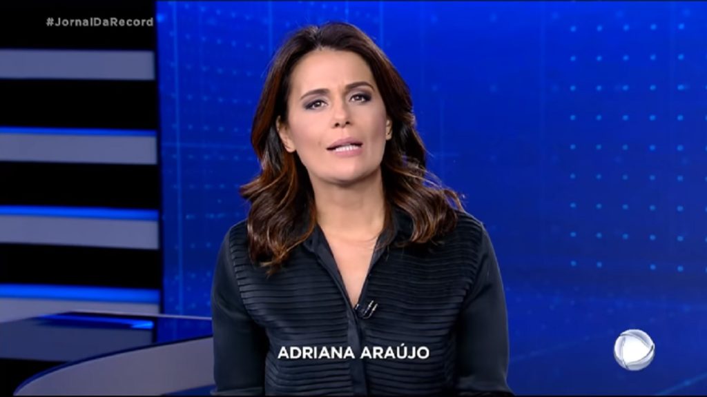 Adriana Araújo, no Jornal da Record