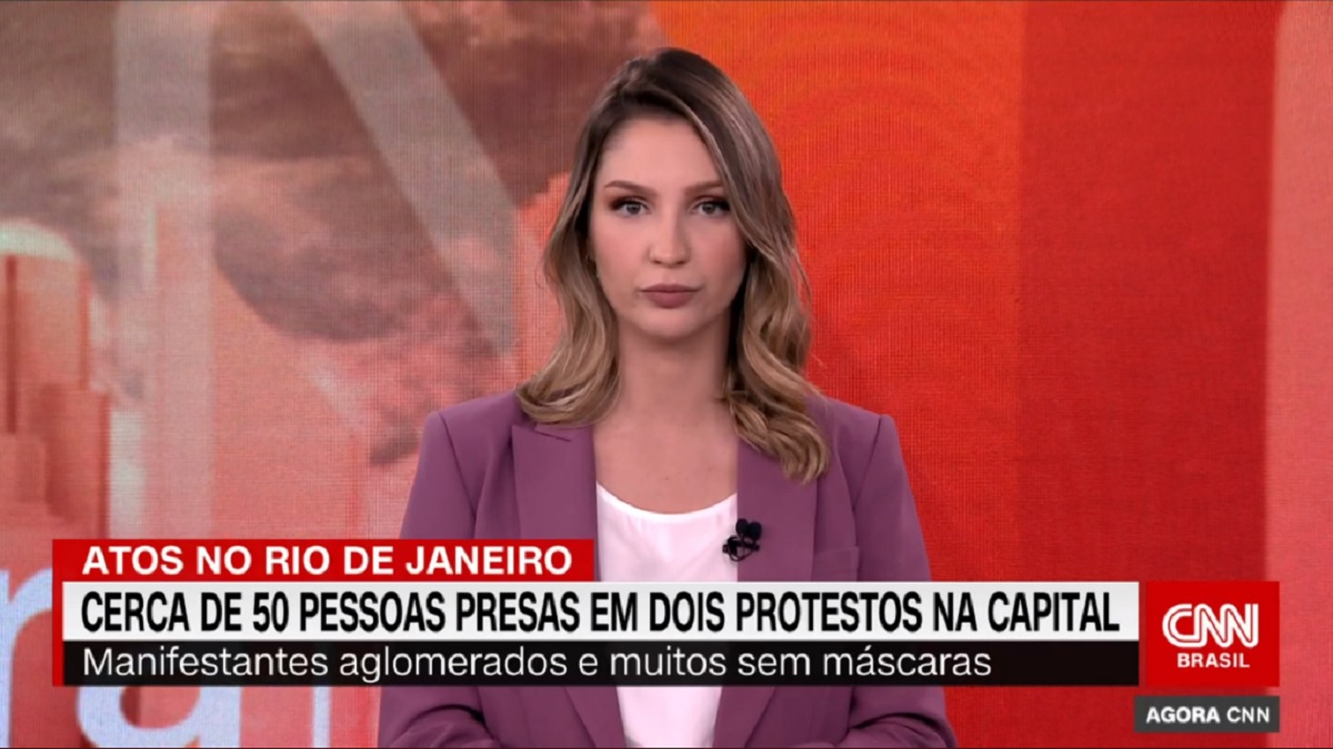 Muriel Porfiro, no Agora CNN gravado