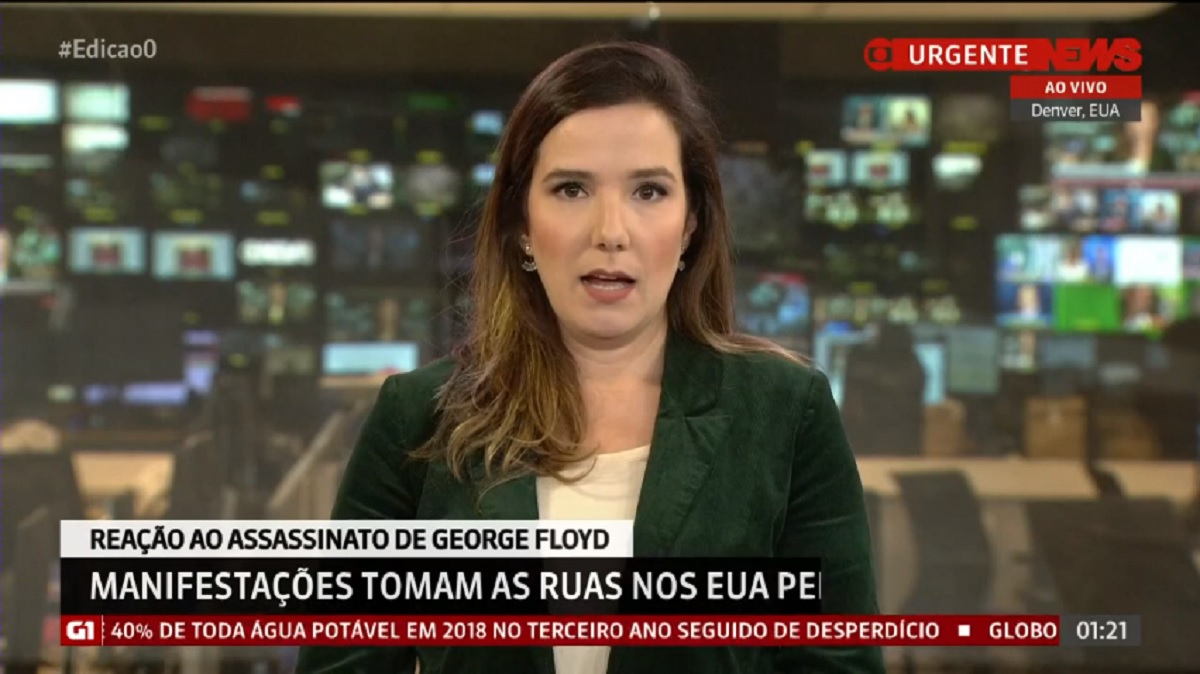 Adriana Perroni, âncora da GloboNews