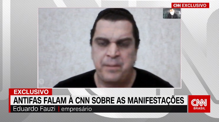 Eduardo Fauzi é entrevista pela CNN Brasil