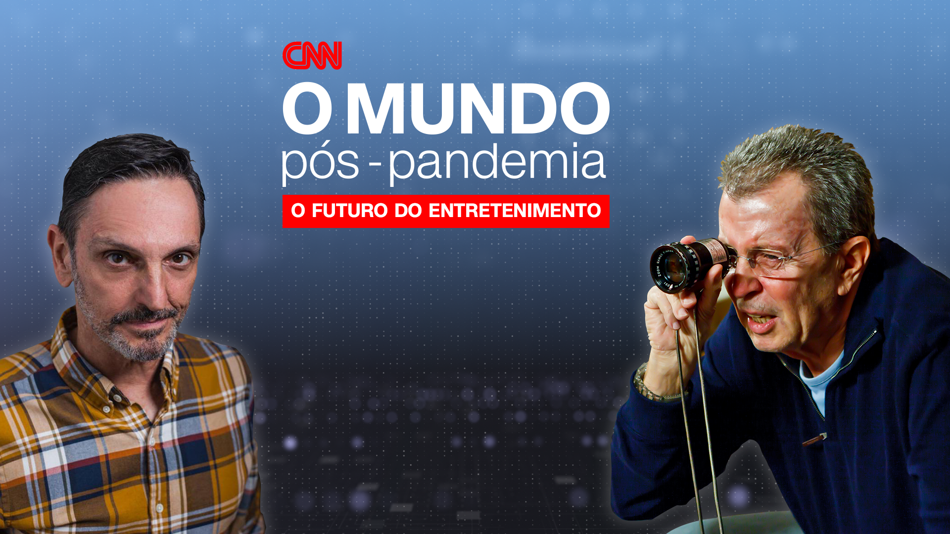 Paulo Miklos e Daniel Filho, convidados da CNN Brasil