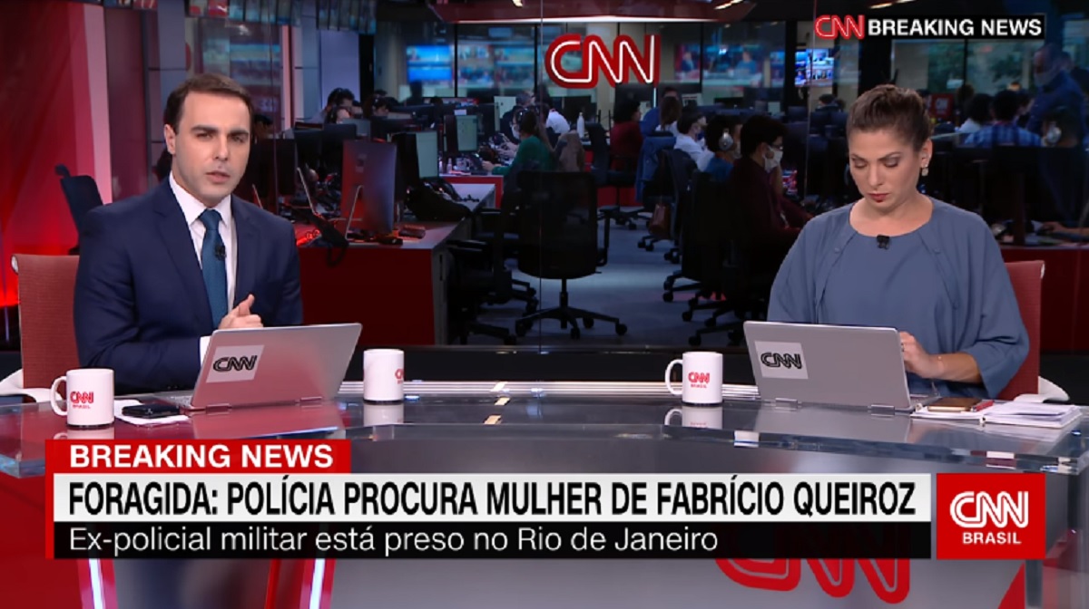 Rafael Colombo e Daniela Lima, no CNN 360°