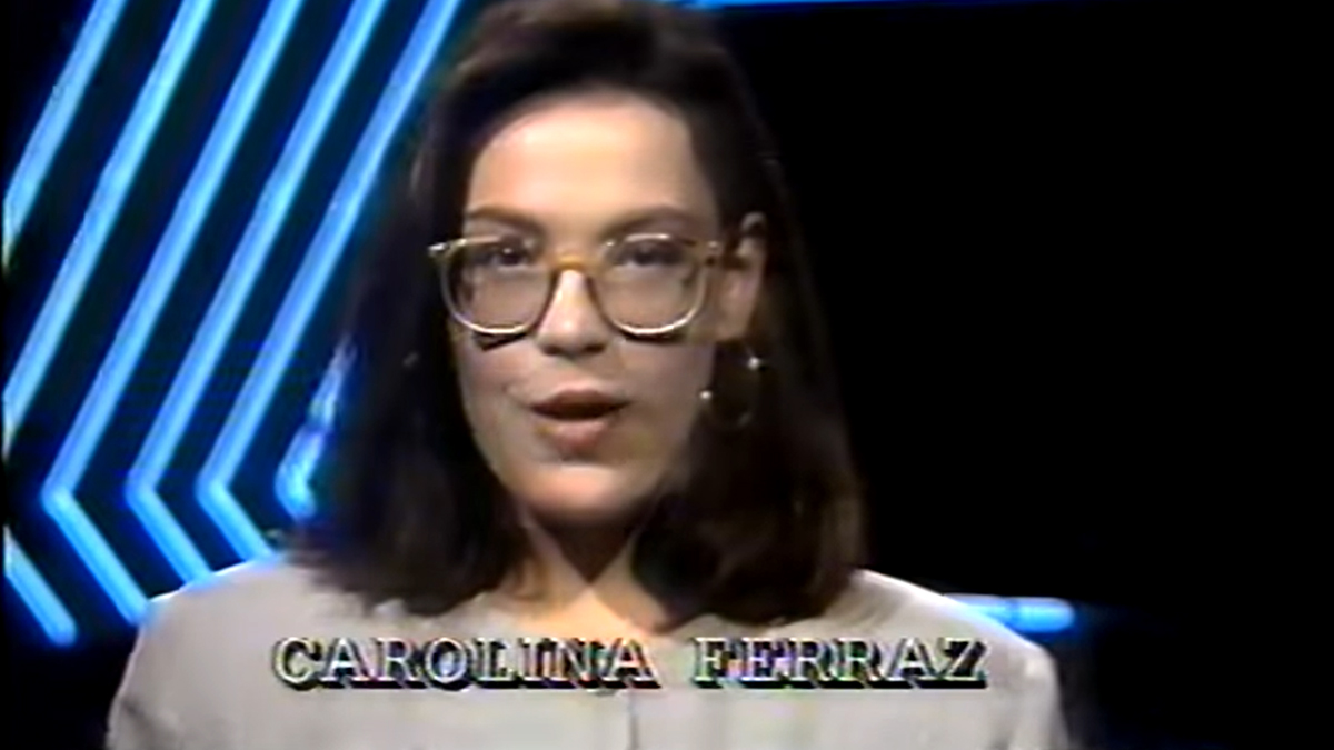Carolina Ferraz na TV Manchete
