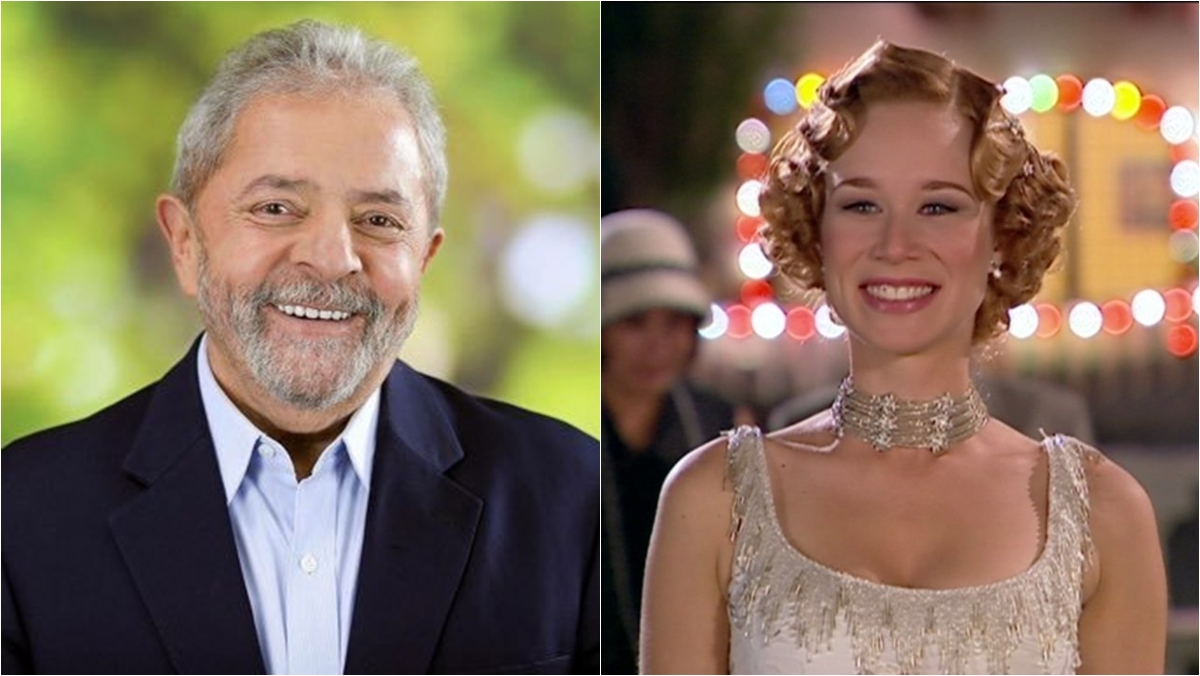 Ex-presidente Lula e a personagem Ana Francisca (Mariana Ximenes) de Chocolate com Pimenta (Foto/Montagem)
